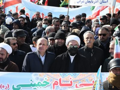 جهادکشاورزی آذربایجان شرقی وکشاورزان در راهپیمایی ٢٢ بهمن