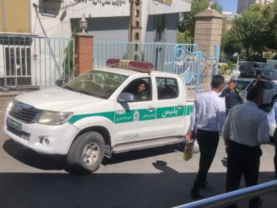 برگزاری مانور دفاع از مقر در شرکت آب و فاضلاب آذربایجان شرقی