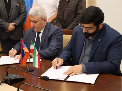 امضا تفاهم نامه دانشگاه هنر اسلامی تبریز و دانشگاه ملی معماری و عمران ارمنستان