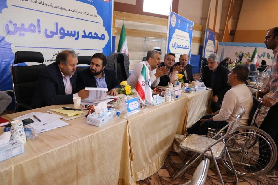 برگزاری میز خدمت توسط مدیرکل دفتر بازرسی شرکت مهندسی آبفای کشور ، مدیرعامل و معاونین آبفا آذربایجان شرقی