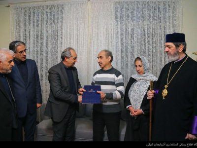 دیدار استاندار آذربایجان شرقی با خانواده شهدای ارامنه