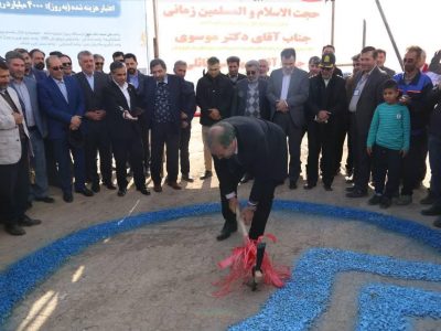 عملیات اجرایی بزرگ ترین طرح عمرانی جنوب استان در شهرستان ملکان آغاز شد