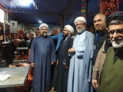 بازدید مدیر کل دفتر نماینده ولیفقیه در وزارت جهادکشاورزی از موکب الشهدای