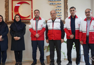 دیدار مدیر بیمه آتیه‌سازان حافظ با مدیرعامل هلال‌احمر آذربایجان شرقی