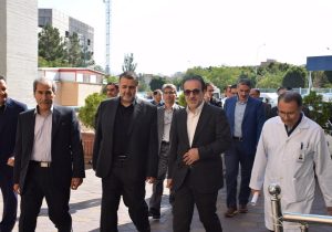 بازدید رئیس کل سازمان نظام پزشکی کشور از بیمارستان امام رضا(ع)تبریز