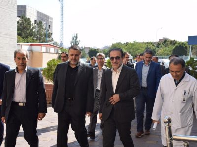بازدید رئیس کل سازمان نظام پزشکی کشور از بیمارستان امام رضا(ع)تبریز