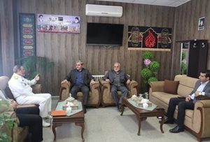 نشست مدیرکل حفظ آثار و نشر ارزش های دفاع مقدس با مدیر کل آموزش و پرورش استان