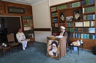 دیدار مدیر کل حفظ آثار و نشر ارزش‌های دفاع مقدس با نماینده ولی فقیه در استان به مناسبت هفته دفاع مقدس