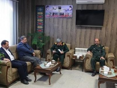 دیدار شهردار منطقه دو تبریز با سردار باقری نژاد