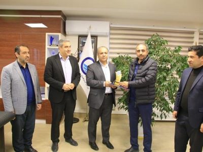 تقدیر مدیرعامل آب و فاضلاب آذربایجان شرقی از واحد ورزش شرکت
