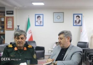 دیدار سردار باقری نژاد با مدیرکل جدید فرهنگ و ارشاد اسلامی استان