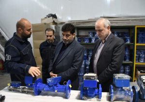 بازدید رئیس سازمان ازشرکت دانش بنیان تولیدکننده کنتورهای هوشمند چاه های کشاورزی