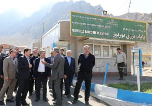 بازدید اعضای کمیسیون حمل و نقل، گمرک و لجستیک اتاق تبریز از منطقه مرزی نوردوز