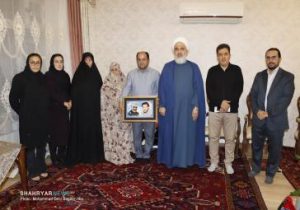 دیدار شهردار تبریز با خانواده معظم شهید والامقام «علی بینایی»