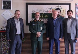 دیدار سرپرست اداره کل استاندارد با فرماندهی سپاه عاشورا در آذربایجان‌شرقی