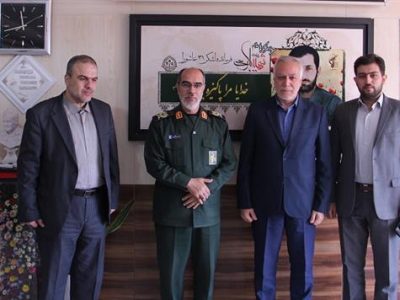 دیدار سرپرست اداره کل استاندارد با فرماندهی سپاه عاشورا در آذربایجان‌شرقی