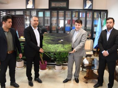 دیدار نوروزی مدیر کل حفاظت محیط زیست استان با رئیس کل حامی محیط زیست دادگستری آذربایجان شرقی