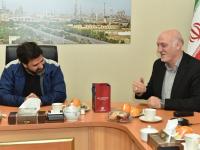 دیدار مدیر کل ورزش و جوانان استان با مدیرعامل پتروشیمی تبریز