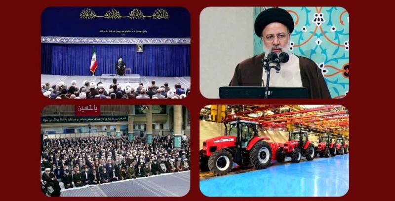 حجت‌ الاسلام والمسلمین رئیسی :رشد تولید تراکتورسازی ایران درسال۱۴۰۱