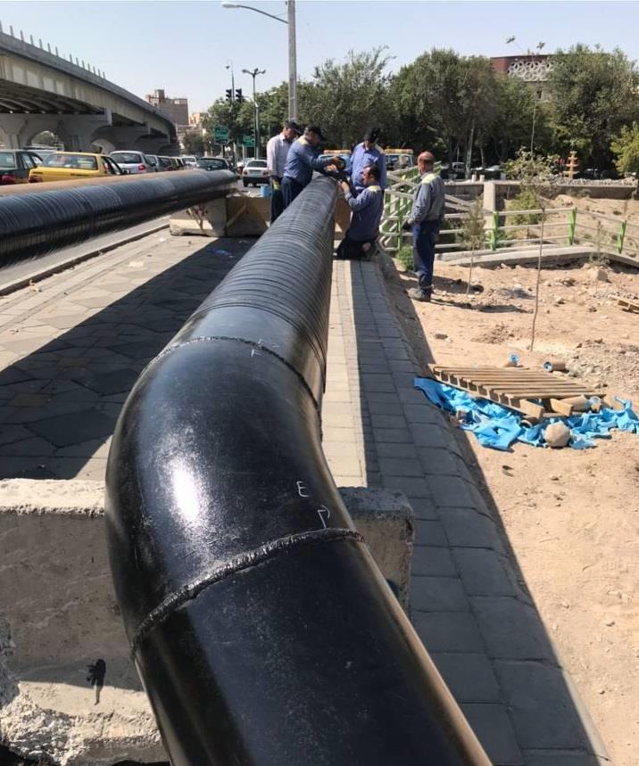 جابجایی خط گازرسانی پروژه غیر همسطح ارتش/ آزادی در کلانشهر تبریز