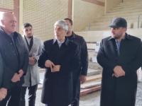 بازدید وزیر ورزش و جوانان از سالن چند منظوره درحال احداث مجموعه ورزشی میرداماد