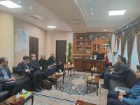 دیدار مدیر کل ورزش وجوانان استان با مدیر عامل سازمان منطقه آزاد تجاری – صنعتی ارس