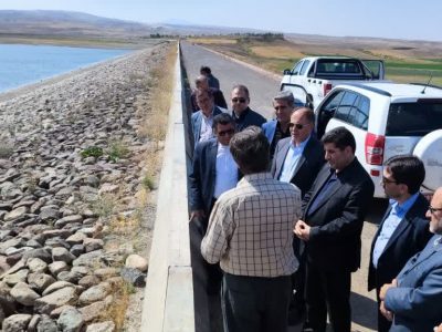 رئیس سازمان جهاد کشاورزی آذربایجان شرقی از طرح های کشاورزی بستان آباد بازدید کرد