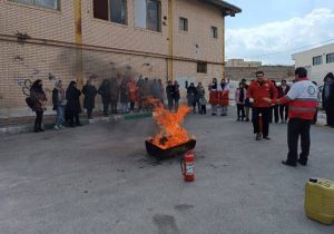 برگزاری مانور سراسری خروج ایمن در زمان آتش سوزی