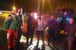 خانواده‌ای ۱۱ نفره گرفتار در کوه اکوز داغی مهمان هلال‌احمر شدند