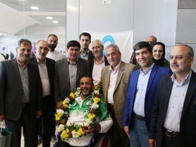 استقبال «سلمانی» از جانباز طلایی «هانگژو» در تبریز