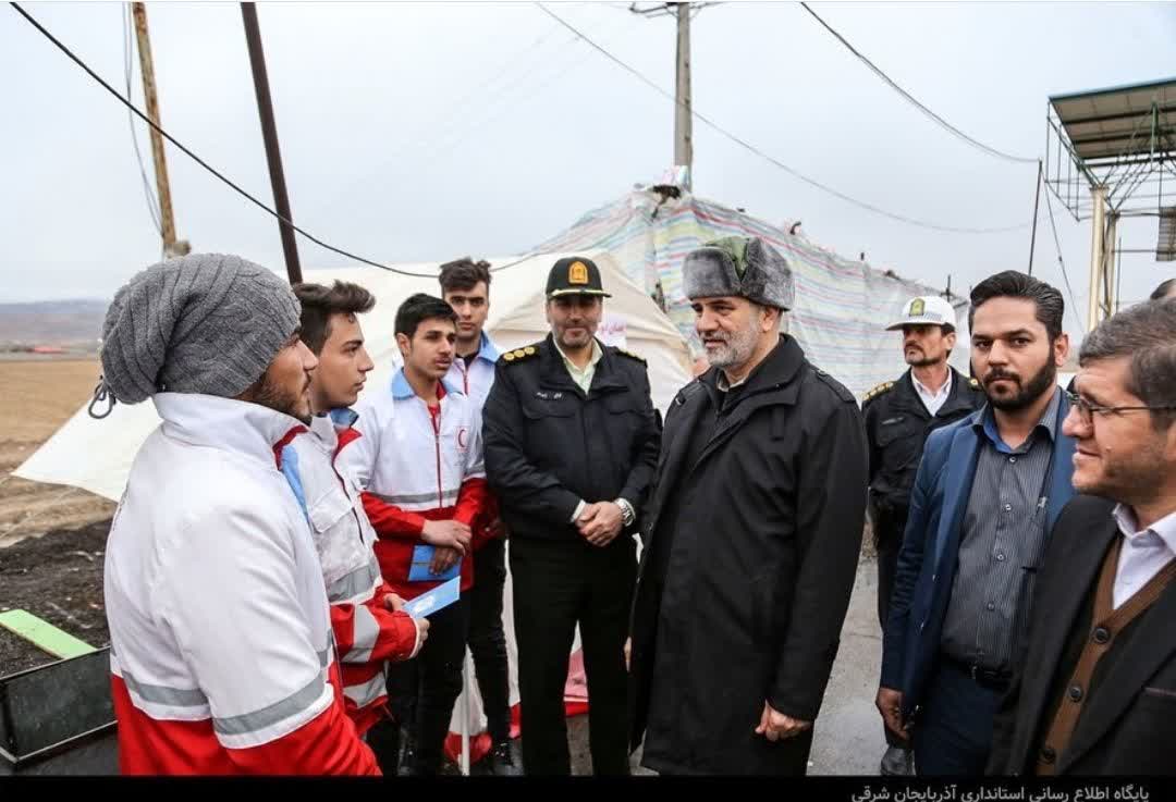 بهره‌مندی ۲۷ هزار مسافر از خدمات ۶۱ پست نوروزی جوانان هلال احمر آذربایجان‌شرقی