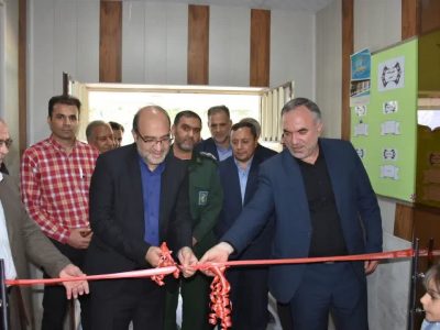 همزمان با هفته دولت؛کتابخانه عمومی شهید رجایی عجب شیر بازگشایی شد