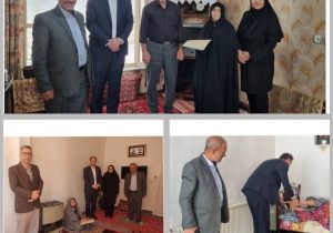دیدار مدیرکل امور مالیاتی آذربایجان‌شرقی با خانواده های شهدا