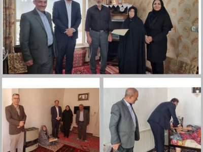 دیدار مدیرکل امور مالیاتی آذربایجان‌شرقی با خانواده های شهدا