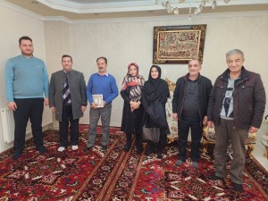 دیدار مدیر صندوق بازنشستگی کشوری استان آذربایجانشرقی با بسیجی جانباز دفاع مقدس