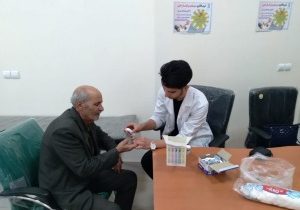 برگزاری طرح ( پایش سلامت بازنشستگان) در خانه امید بازنشستگان شهرستان سراب  به صورت ( رایگان) به مناسبت هفته بسیج