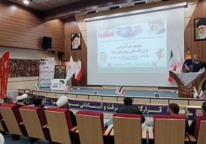 همایش قرارگاه پیشرفت و آبادانی پنج استان در شهرستان ورزقان