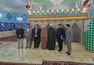 ضریح و مرقد مطهر امامزاده سید محمدکججانی(ع) غباررویی شد