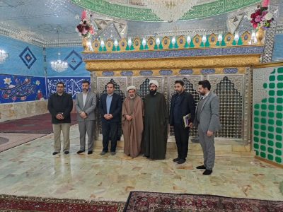 ضریح و مرقد مطهر امامزاده سید محمدکججانی(ع) غباررویی شد