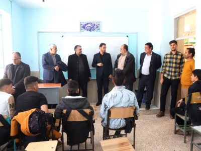 بازدید مدیرکل نوسازی مدارس آذربایجان شرقی از مدارس روستایی منطقه خواجه
