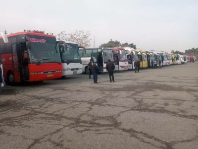 خدمات رسانی ناوگان اتوبوسی آذربایجان شرقی به ۲۲۰۰ نفر از مسافران دیدار رهبری