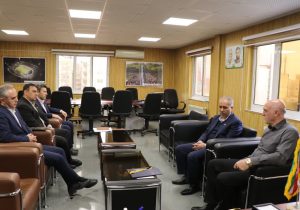 دیدار معاون امور شعب بانک سپه منطقه آذربایجان شرقی با مدیر کل ورزش و جوانان استان
