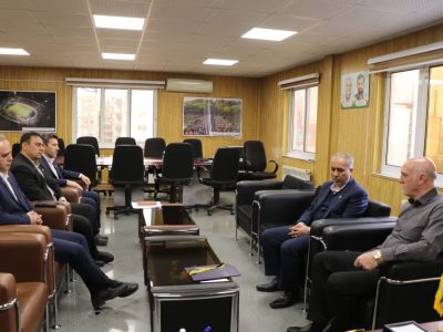 دیدار معاون امور شعب بانک سپه منطقه آذربایجان شرقی با مدیر کل ورزش و جوانان استان