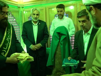 آئین غبار روبی ضریح مطهر امام زاده سیدمحمد کجاجانی برگزار شد