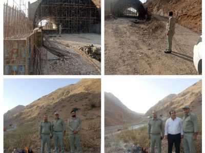 بررسی روند احداث پل روگذر استاندارد عبور حیات وحش در جاده جلفا _ مرند