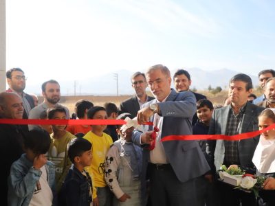 افتتاح مدرسه ۴ کلاسه توحید روستای سیلگرد شهرستان جلفا