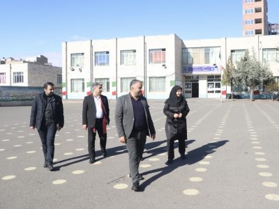 بازدید مدیرکل نوسازی مدارس آذربایجان شرقی از وضعیت سامانه های گرمایشی و تجهیزات آموزشی مدارس تبریز