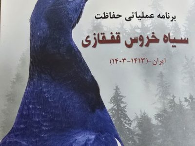 انتشار کتاب سیاه خروس قفقازی به همت حفاظت محیط زیست آذربایجان شرقی