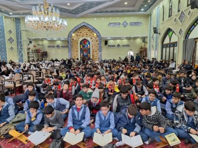 محفل انس با قرآن کریم دانش آموزی در آستان مقدس امامزاده سید محمد (ع) مراغه