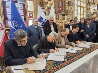 انعقاد قرارداد سه جانبه بهره برداری از خانه خلاق فرش تبریز